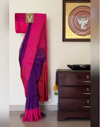 Raw silk saree -VRSS-2333