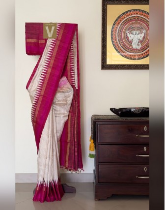 Raw silk saree -VRSS-2331