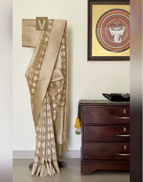 Tissue silk saree -VPTS-2084