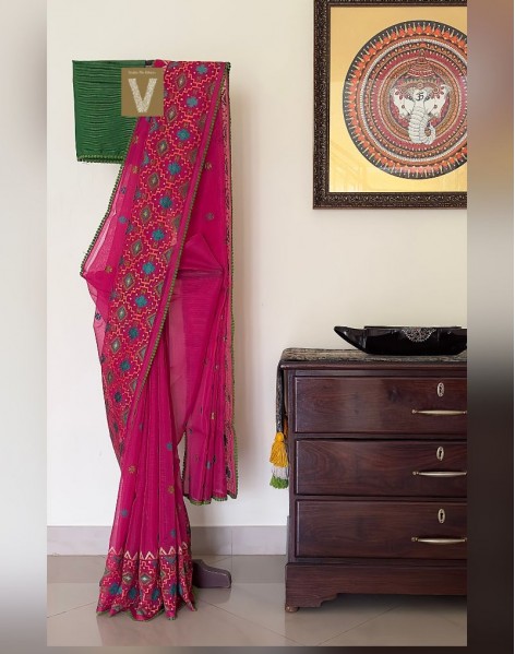 Kota silk cotton saree -VKTC-2006