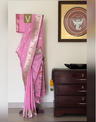Paithani soft silk sarees-VPAI-2238