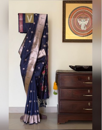 Paithani soft silk sarees-VPAI-2240