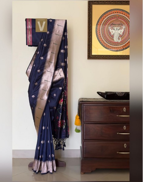 Paithani soft silk sarees-VPAI-2240