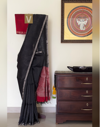 Raw silk saree -VRSS-2056