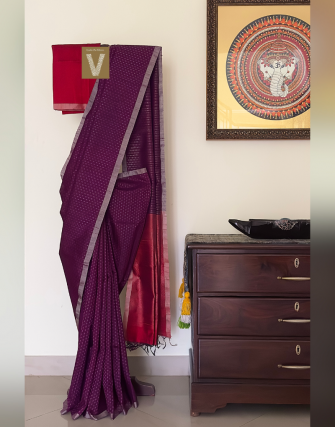 Raw silk saree -VRSS-2058