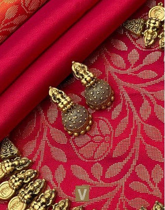 Antique gold terracotta jewellery-VTCJ-61