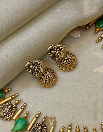 Antique gold terracotta jewellery-VTCJ-68