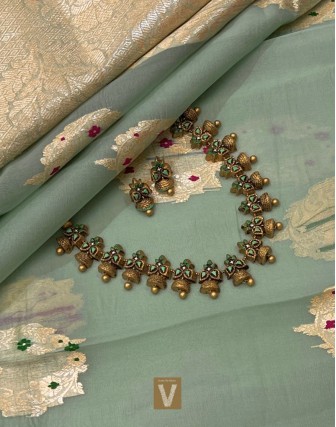 Antique gold terracotta jewellery-VTCJ-69(PRE-ORDER)