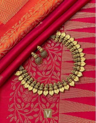 Antique gold terracotta jewellery-VTCJ-61