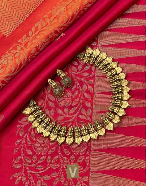 Antique gold terracotta jewellery-VTCJ-61