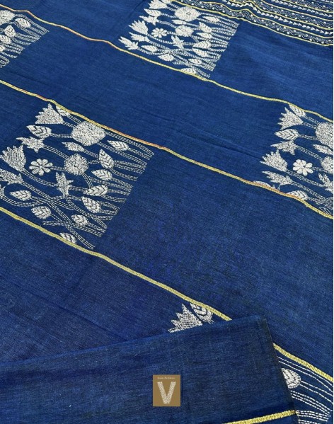 Kantha cotton saree-VKNT-2362 (SOLD)