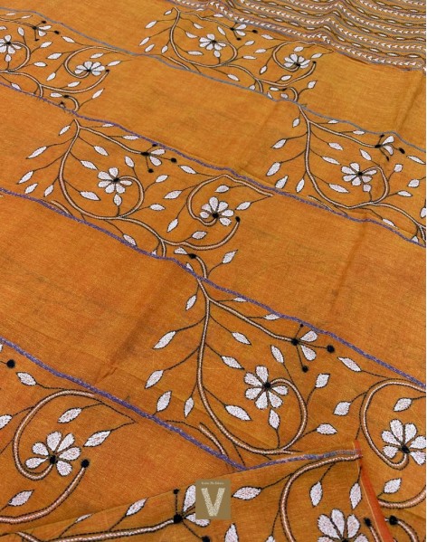 Kantha cotton saree-VKNT-2360