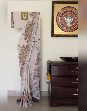 Kantha cotton saree-VKNT-2361