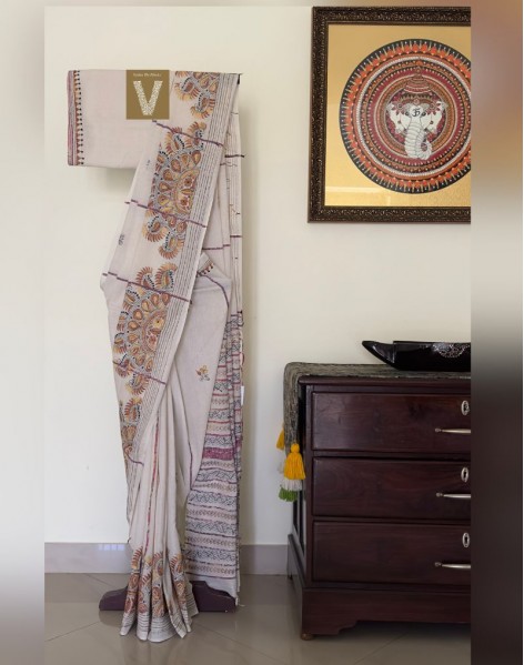 Kantha cotton saree-VKNT-2361