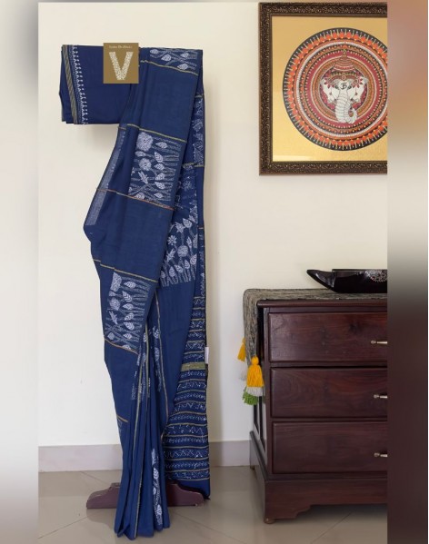 Kantha cotton saree-VKNT-2362 (SOLD)