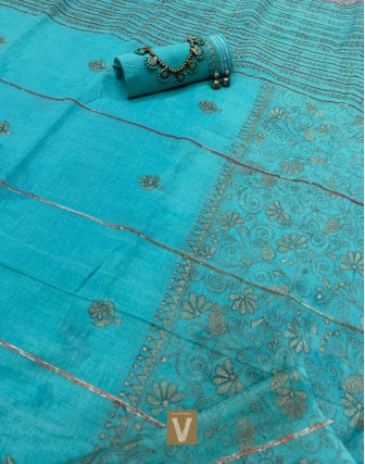 Kantha cotton saree-VKNT-2363