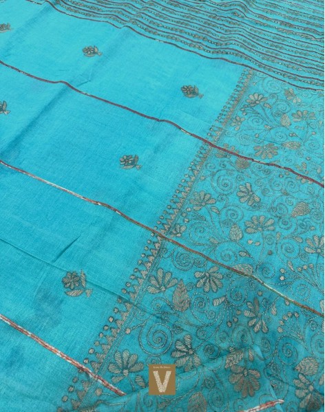 Kantha cotton saree-VKNT-2363