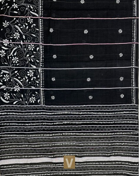 Kantha cotton saree-VKNT-2368
