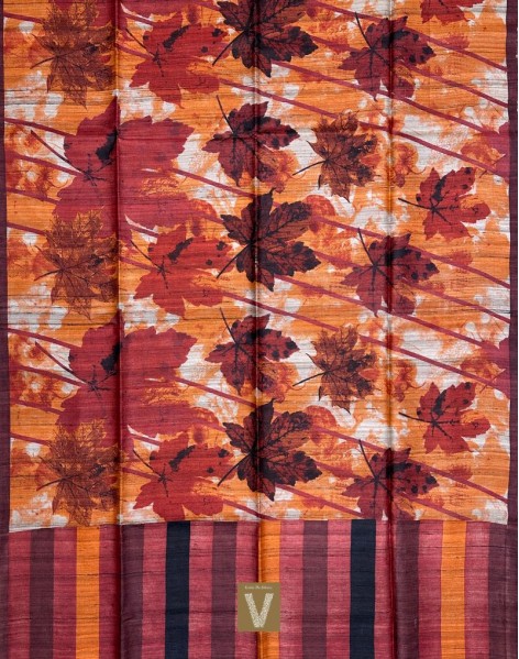 Tussar silk sarees-VTSR-2458
