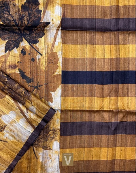 Tussar silk sarees-VTSR-2459