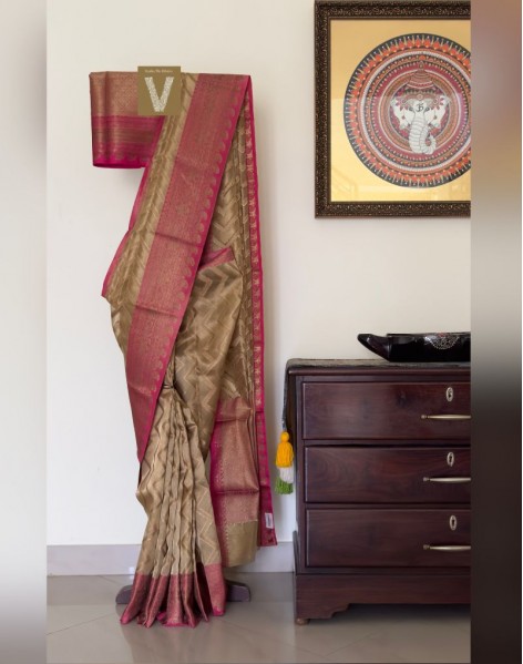 Kora Tissue silk saree -VKTS-2656