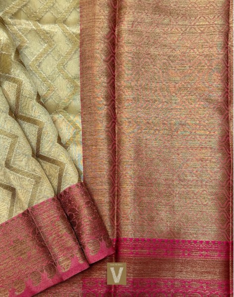 Kora Tissue silk saree -VKTS-2656