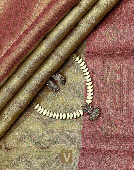 Kora Tissue silk saree -VKTS-2656