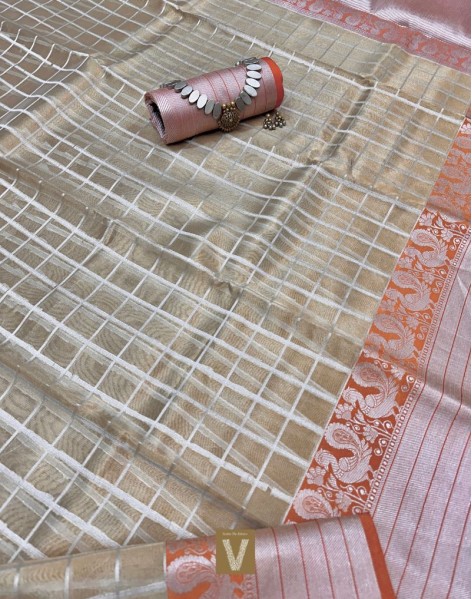 Kora Tissue silk saree -VKTS-2652
