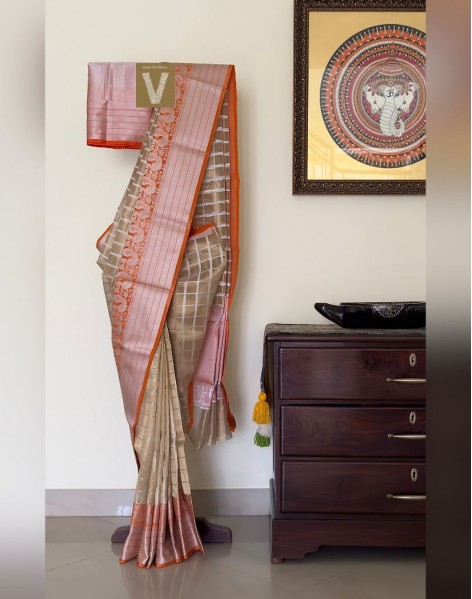 Kora Tissue silk saree -VKTS-2652