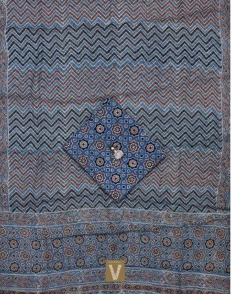 Salwar block printed cotton-VSAC-336