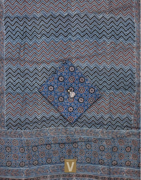 Salwar block printed cotton-VSAC-336