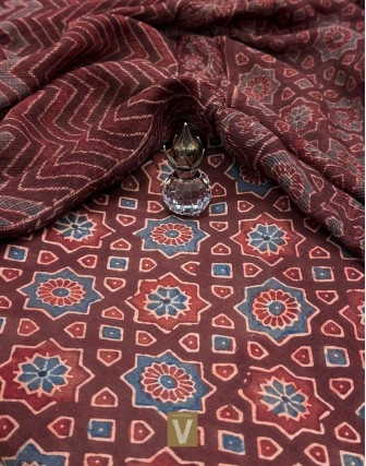 Salwar block printed cotton-VSAC-337