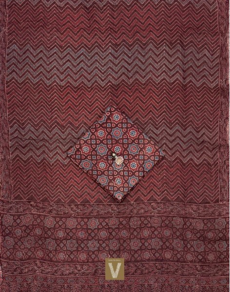 Salwar block printed cotton-VSAC-337