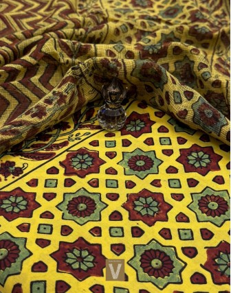 Salwar block printed cotton-VSAC-338