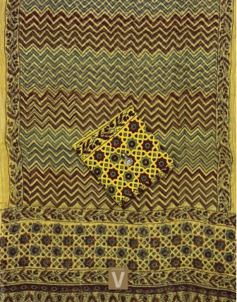 Salwar block printed cotton-VSAC-338