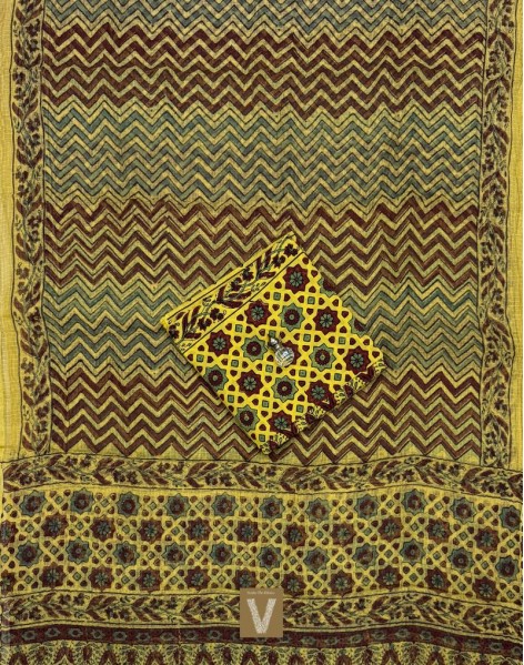 Salwar block printed cotton-VSAC-338