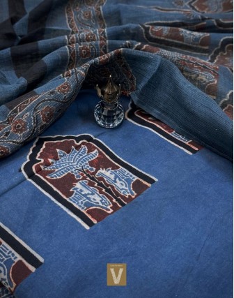 Salwar block printed cotton-VSAC-332