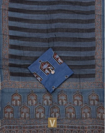 Salwar block printed cotton-VSAC-332