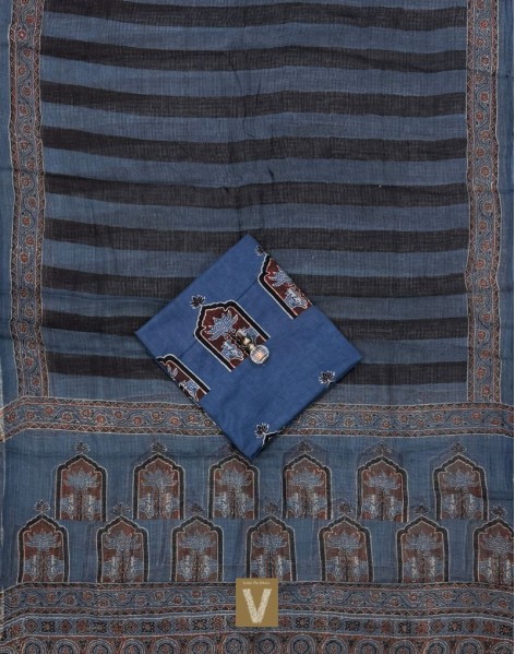 Salwar block printed cotton-VSAC-332