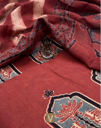 Salwar block printed cotton-VSAC-333