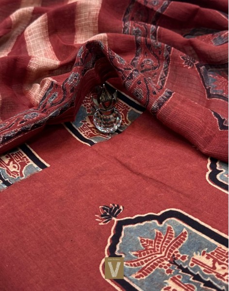 Salwar block printed cotton-VSAC-333
