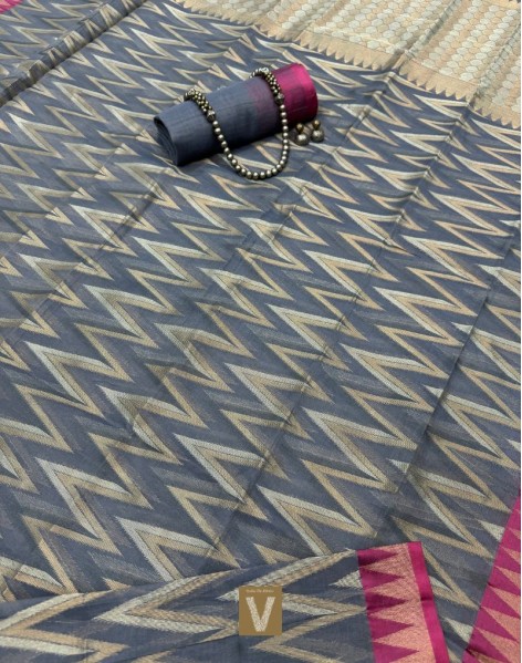 Silk cotton sarees-VSCS-2648