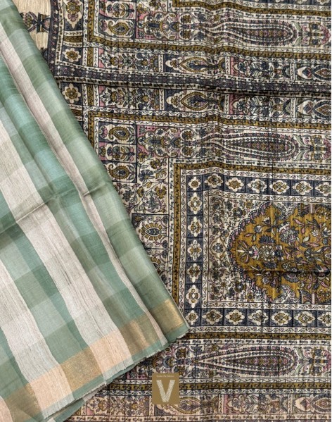 Tussar silk sarees-VTSR-2594