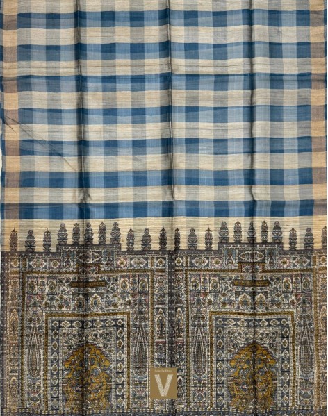 Tussar silk sarees-VTSR-2596