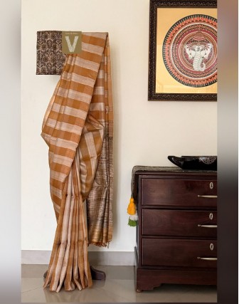 Tussar silk sarees-VTSR-2597