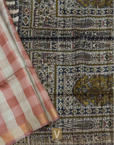 Tussar silk sarees-VTSR-2593