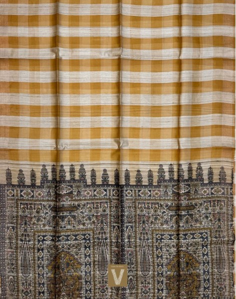 Tussar silk sarees-VTSR-2597