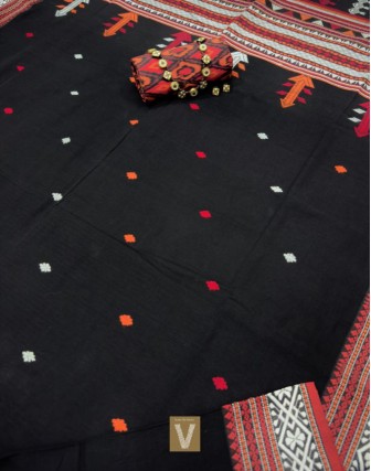 Khadi organic cotton saree-VKDO-2609 (SOLD)
