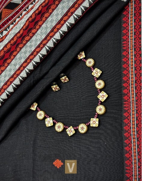 Khadi organic cotton saree-VKDO-2609 (SOLD)