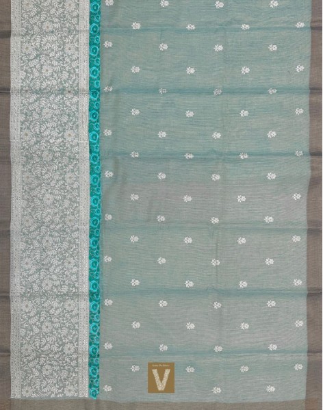 Jute Kota tissue saree -VKJT-2471